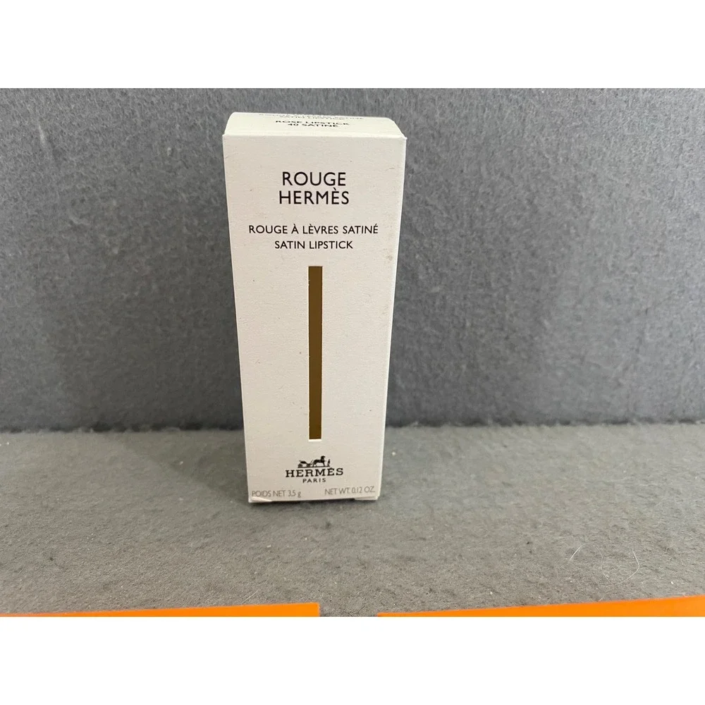 Hermes Rouge Hermes Magnetic Lipstick Sleeve & Box 0.12oz  Refillable PRISTINE